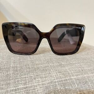 Dior Women's Brown Tortoise Sunglasses